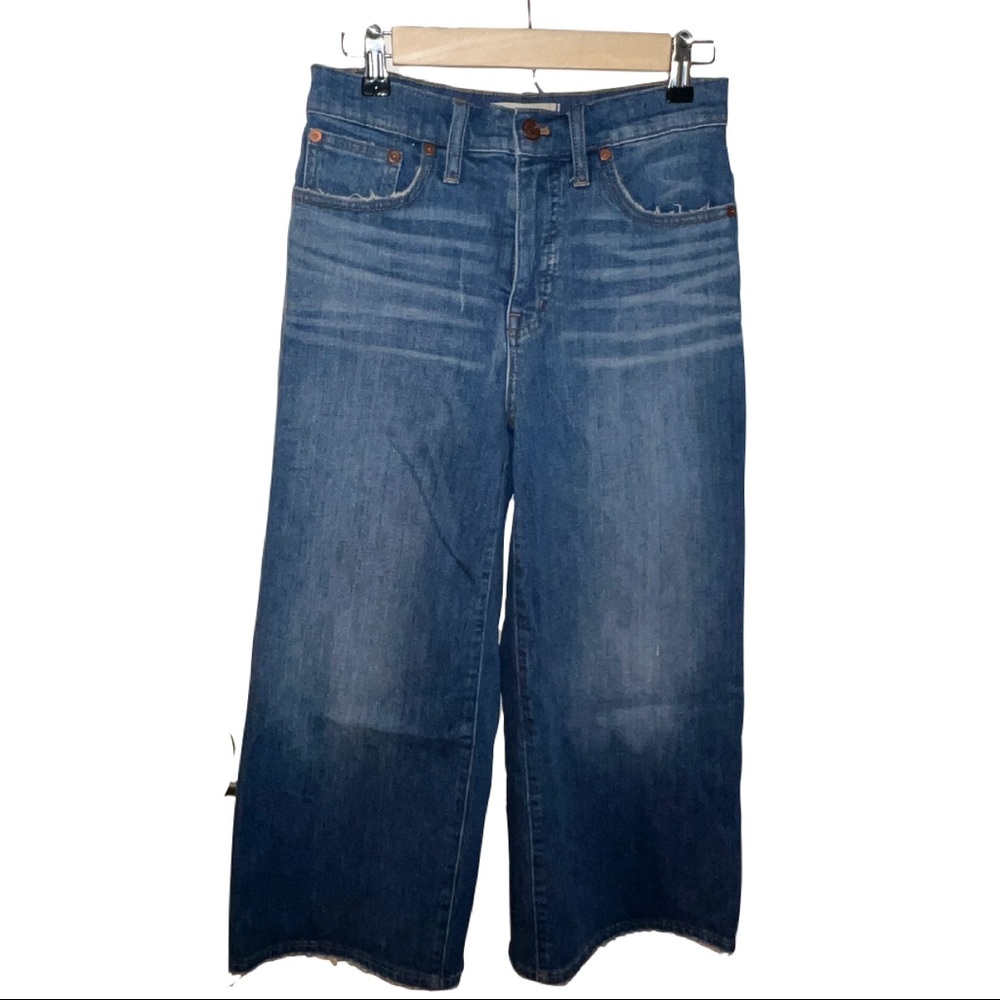 Madewell Denim Wide Leg Crop